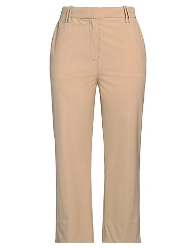 GANNI Casual trouser Beige 48% Viscose, 44% Recycled polyester, 5% Elastane, 3% Polyester