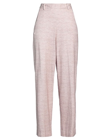 CIRCOLO 1901 Casual pants Antique rose 96% Cotton, 4% Elastane