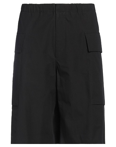 JIL SANDER+ ショートパンツ＆バミューダパンツ ブラック コットン 100%