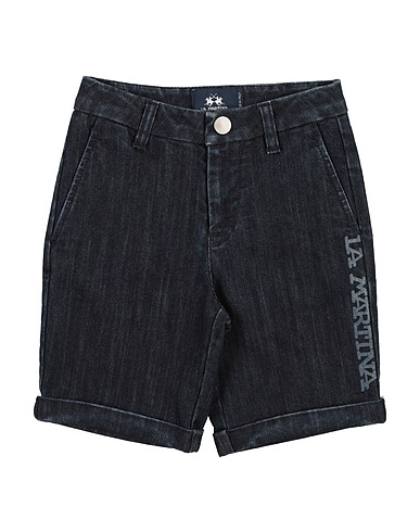 LA MARTINA Denim shorts Blue 65% Cotton, 35% T-400® fibre