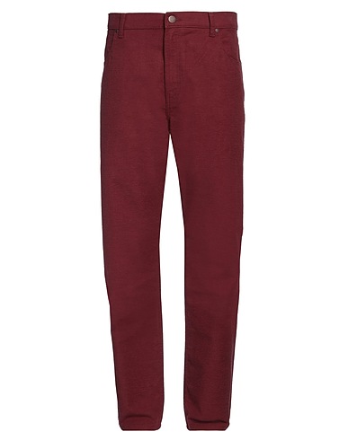 WRANGLER Casual trouser Burgundy 99% Cotton, 1% Elastane