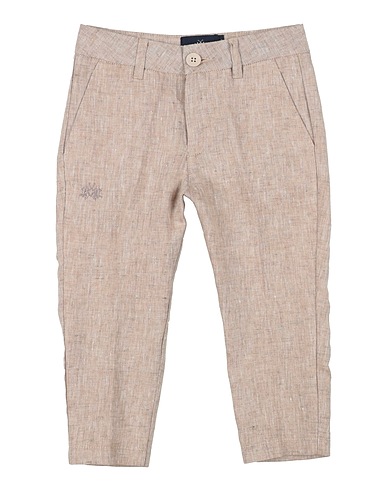 LA MARTINA Casual trouser Beige 100% Linen
