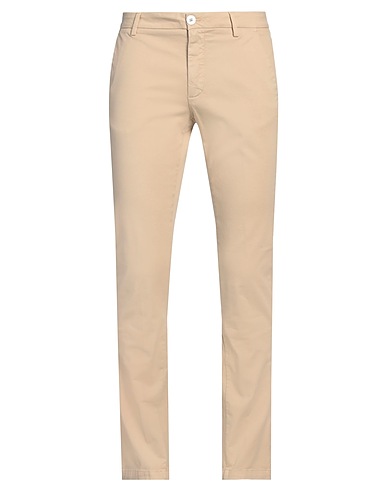 AGLINI Casual trouser Sand 97% Cotton, 3% Elastane