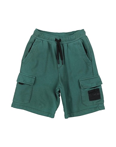 OUTHERE Shorts & Bermuda Green 100% Cotton