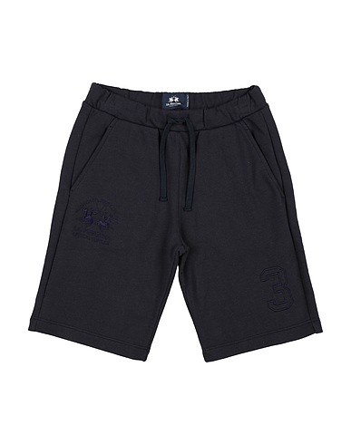 LA MARTINA Shorts & Bermuda Midnight blue 100% Cotton