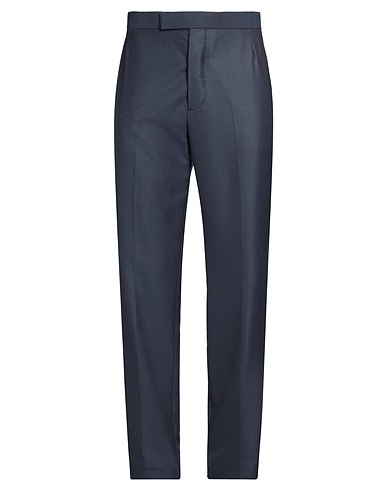 THOM BROWNE Casual trouser Navy blue 100% Wool