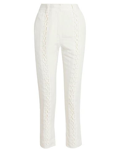 AJE. Pantalone Avorio 55% Lino, 45% Rayon