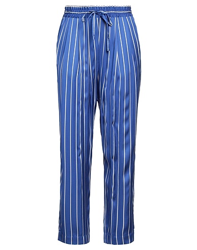 SEMICOUTURE Casual trouser Bright blue 100% Viscose