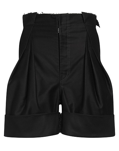 MAISON MARGIELA Shorts & Bermuda Black 100% Cotton