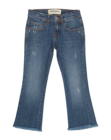 ROŸ ROGER'S Denim pants Blue 98% Cotton, 2% Elastane