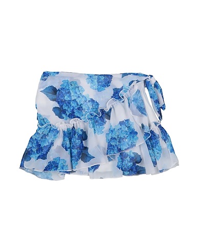 MAËLIE Skirt Bright blue 94% Cotton, 6% Elastane