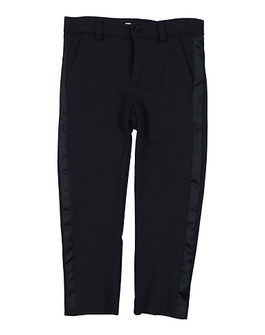 MANUEL RITZ Casual trouser Midnight blue 65% Viscose, 30% Polyamide, 5% Elastane