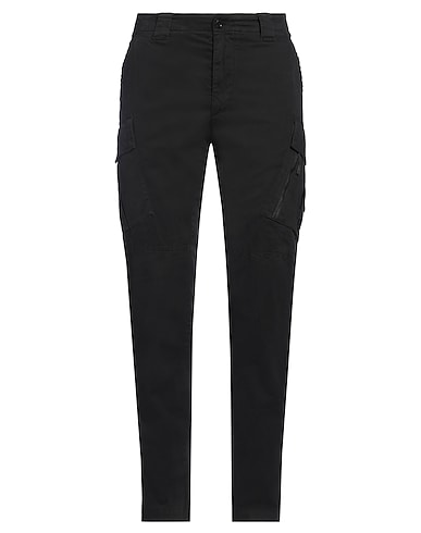 C.P. COMPANY Casual pants Black 98% Cotton, 2% Elastane