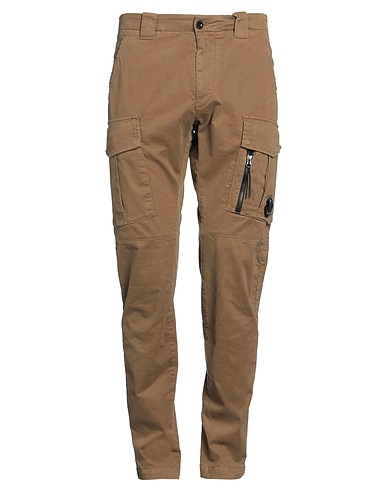 C.P. COMPANY Casual pants Khaki 98% Cotton, 2% Elastane
