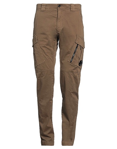 C.P. COMPANY Casual pants Brown 98% Cotton, 2% Elastane