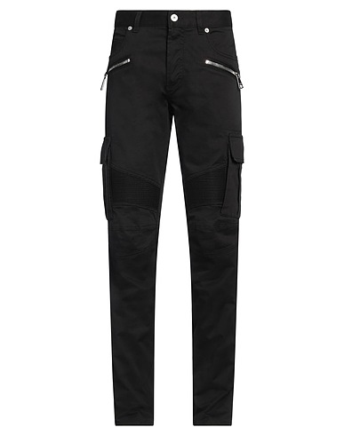 BALMAIN Casual pants Black 96% Cotton, 4% Elastane