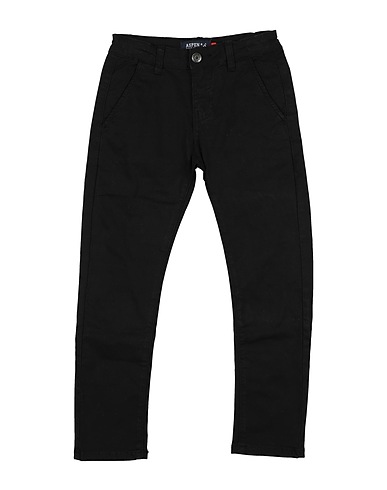 ASPEN POLO CLUB Casual trouser Black 98% Cotton, 2% Elastane