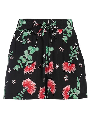 REDValentino Shorts & Bermuda Black 100% Silk