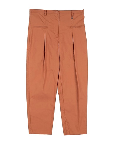 PATRIZIA PEPE Pantalone Cammello 100% Cotone
