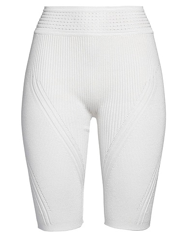 BALMAIN Shorts & Bermuda White 83% Viscose, 17% Polyamide
