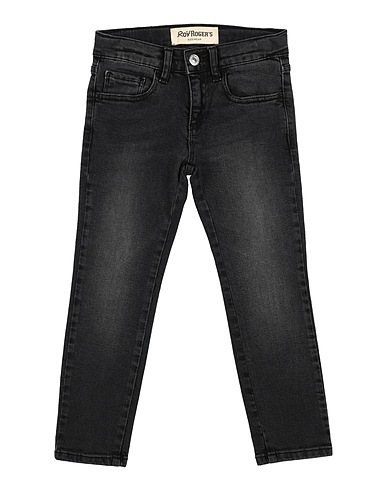 ROŸ ROGER'S Denim trousers 99% Cotton, 1% Elastane