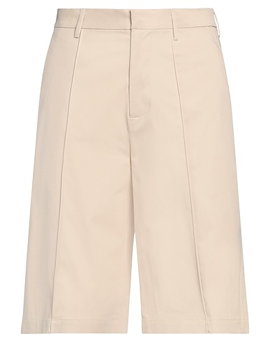 NEIL BARRETT Shorts & Bermuda Beige 49% Cotton, 46% Nylon, 5% Elastane