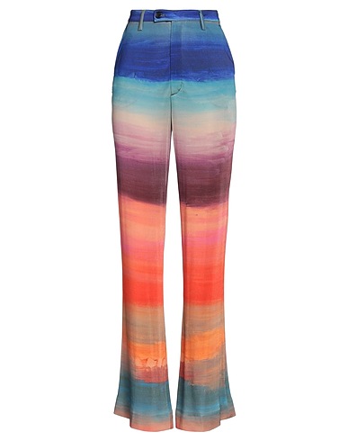 MARNI Casual trouser Orange 96% Viscose, 4% Elastane