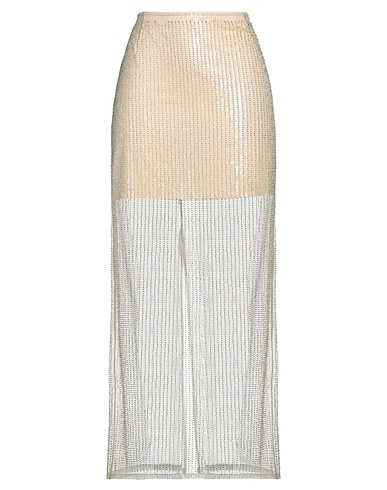 REMAIN BIRGER CHRISTENSEN Long skirt Sage green 100% Polyester