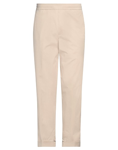 NEIL BARRETT Casual trouser Beige 49% Cotton, 46% Nylon, 5% Elastane