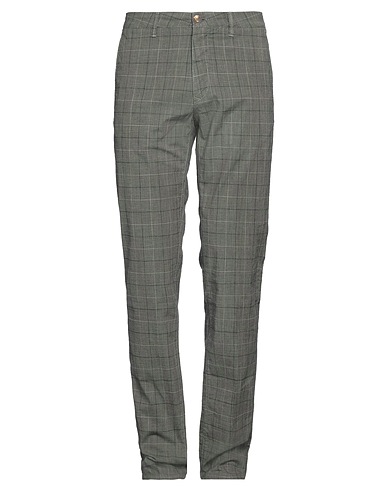 ARTU Napoli Pantalone Verde militare 87% Cotone, 11% Lino, 2% Elastan