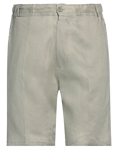 FRANZESE COLLECTION Shorts & Bermuda Verde salvia 100% Lino