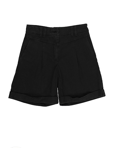 GAUDÌ Shorts & Bermuda Black 98% Cotton, 2% Elastane
