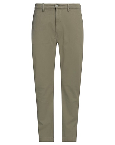 LEVI'S Casual trouser Military green 98% Cotton, 2% Elastane