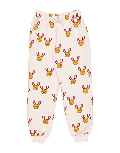 MINI RODINI Casual trouser Ivory 100% Cotton