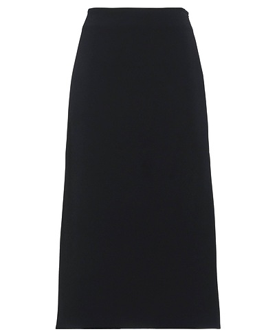 SPORTMAX Midi skirt Black 97% Viscose, 3% Elastane