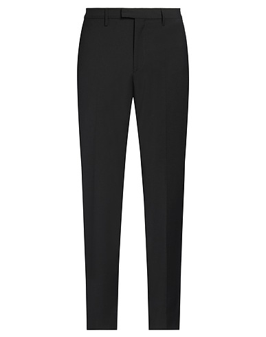 LIU •JO MAN Casual trouser Black 53% Polyester, 43% Virgin Wool, 4% Elastane