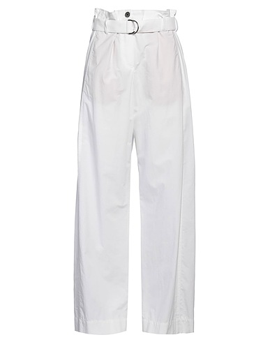 BRUNELLO CUCINELLI Casual pants White 100% Cotton, Brass