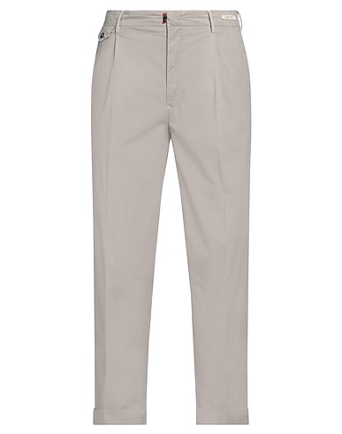 L.B.M. 1911 Casual trouser Light grey 97% Cotton, 3% Elastane