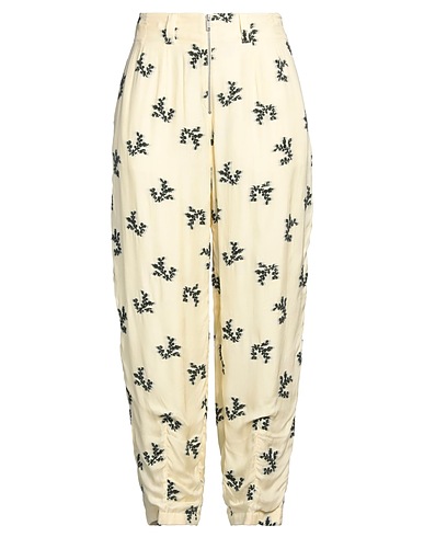 JIL SANDER Casual trouser Ivory 50% Acrylic, 50% Viscose