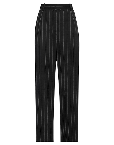 LOULOU STUDIO Casual pants Black 55% Viscose, 43% Linen, 1% Polyamide, 1% Cotton