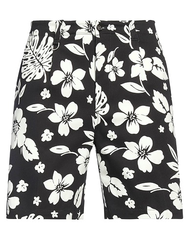 PAOLO PECORA Shorts & Bermuda Black 97% Cotton, 3% Elastane