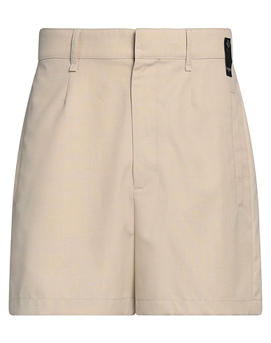 FENDI Shorts & Bermuda Beige 100% Virgin Wool