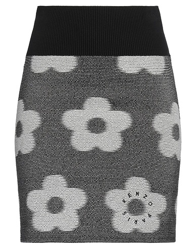 KENZO Minigonna NERO 100% Cotone