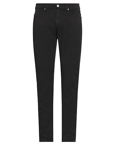 JECKERSON Pantalone Nero 98% Cotone, 2% Elastan