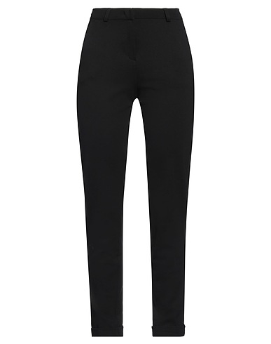 CARACTÈRE Casual trouser Black 67% Viscose, 27% Polyamide, 6% Elastane