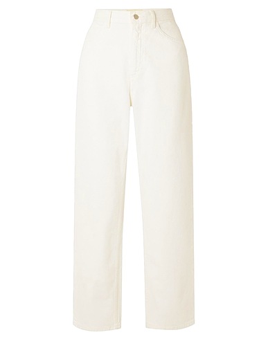 MARA HOFFMAN Denim pants White 100% Organic cotton