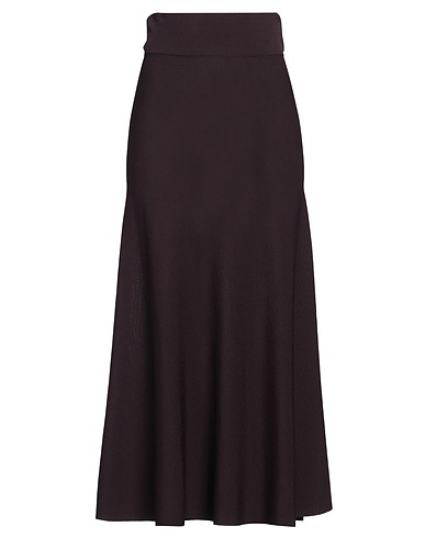 ALPHA STUDIO Midi skirt Plum 65% Viscose, 35% Nylon