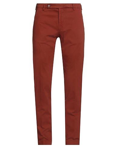 BERWICH Casual trouser Brown 98% Cotton, 2% Elastane
