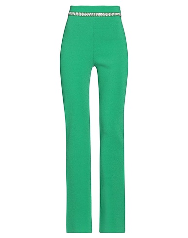 RABANNE Casual trouser Green 66% Viscose, 20% Elastane, 14% Polyester