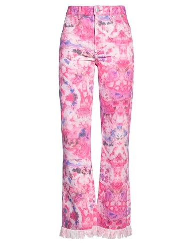MARANT ÉTOILE Bootcut Jeans Fuchsia 100% Cotton